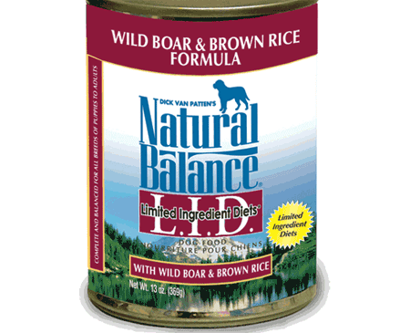 Wild Boar & Brown Rice Formula from Natural Balance